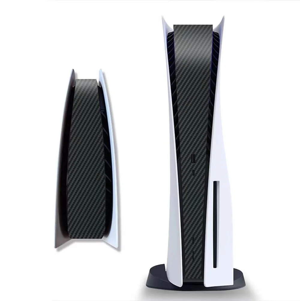 

For PS5 Disk Edition Carbon Fiber Skin Sticker Decal Cover for PlayStation5 Console Disc Center Protective Skin Game Accessories