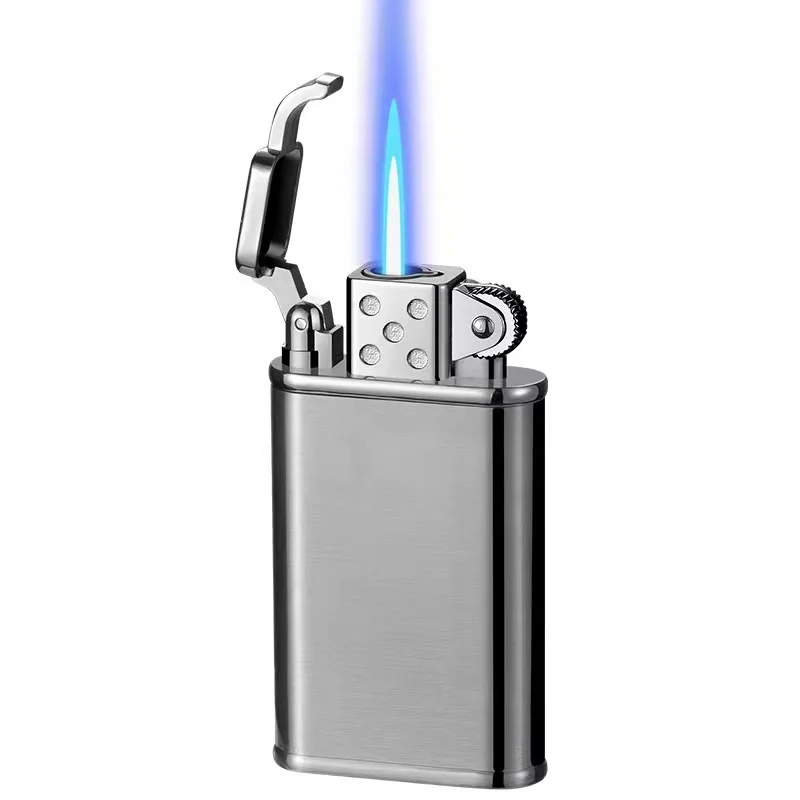 Fashion Retro Candle Lighter Cigar Grill Cigarette Lighters Multifunction Metal Inflatable Lighter