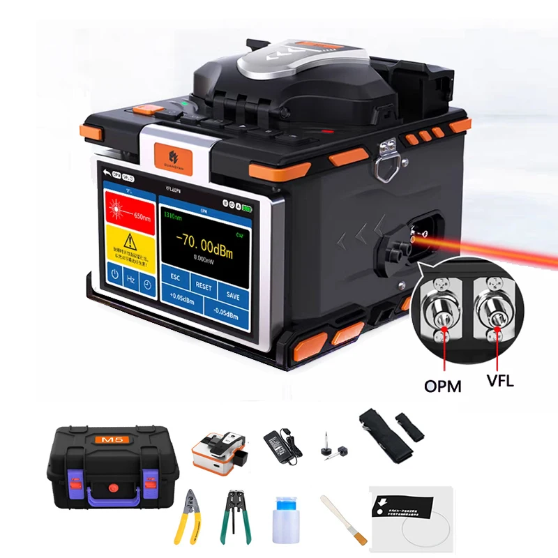 Сварочный аппарат M5 с сенсорным экраном OPM и VFL несколько языковых вариантов