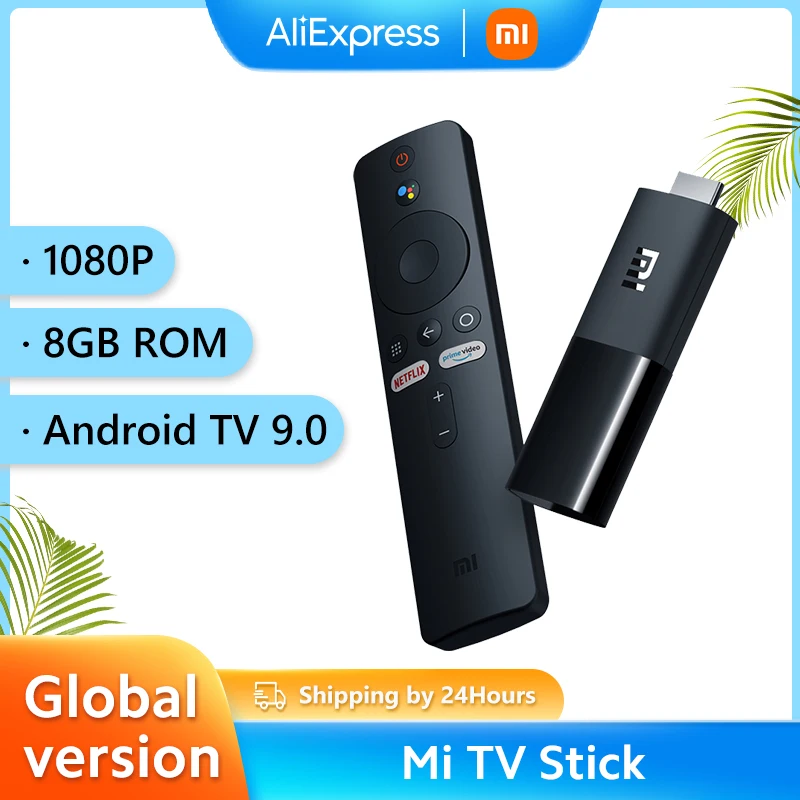 

Оригинальный ТВ-стик Xiaomi Mi, Android TV 9,0, четырехъядерный, 1080P, Dolby DTS, HD декодирование, 1 ГБ ОЗУ, 8 Гб ПЗУ, Google Assistant, Netflix