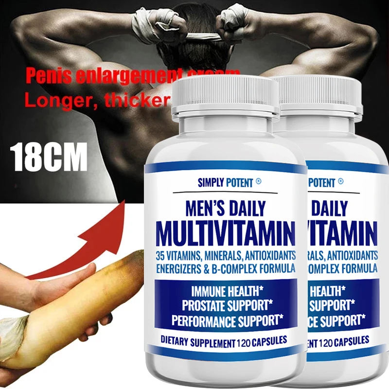 

Men's Daily Multivitamin, Minerals, Antioxidants, Energy & Immune Health*Prostate Support*Performance Support