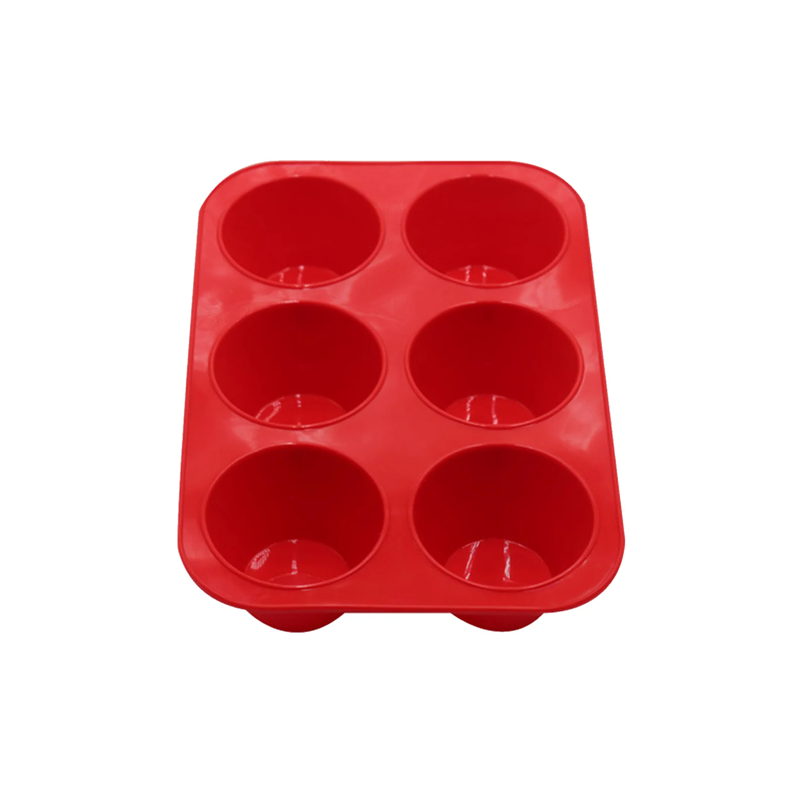 

Easy Clean Pudding Yorkshire DIY Muffin Tray Bakeware Silicone Mold For Baking Non Stick Kitchen Cupcake Tin Tool 6 Cup Deep