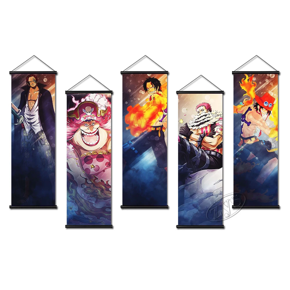 

One Piece Posters Canvas Portgas D Ace Paintings Modular Picture Anime Hanging Scrolls Wall Art Prints Home Cuadros Decorative