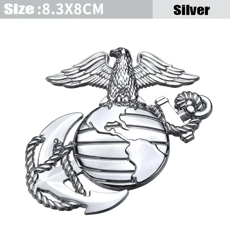 Металлическая Эмблема для кузова морской пехоты брызговик задний багажник