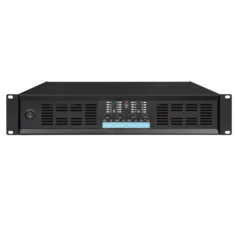

4-channel 200W independent control output Professional PA system power amplifier