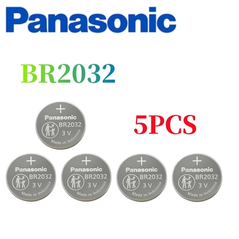 Кнопочный аккумулятор Panasonic BR2032 3 В для Mercedes Benz Hyundai Audi