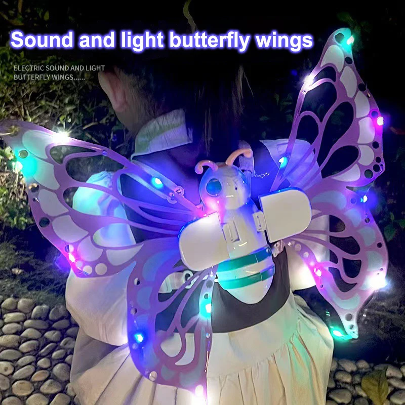 Имитация звука и света электрические крылья бабочки милые эльфа феи детские