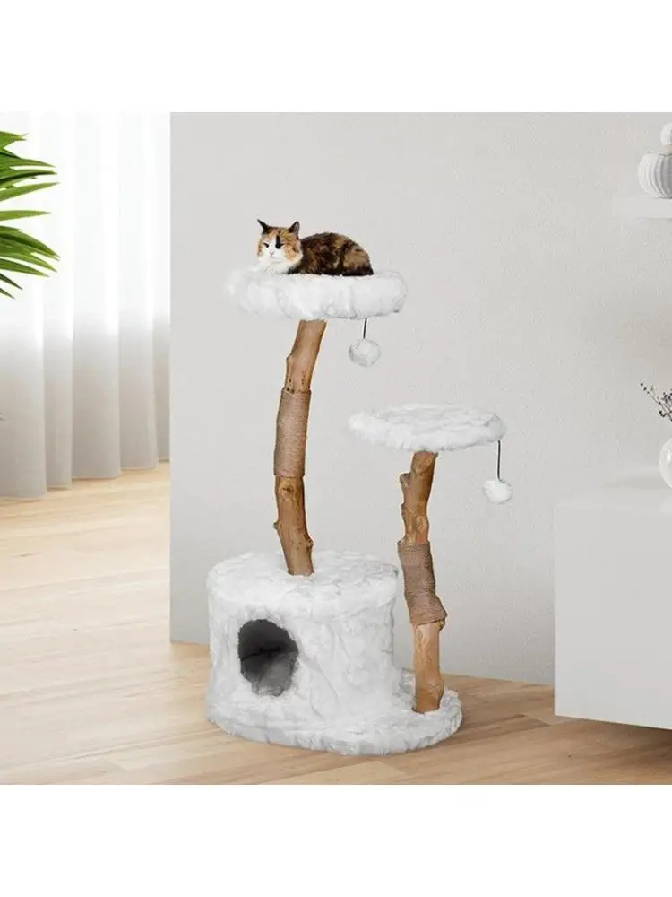 Cat Bed & Cat Jumping Platform Cat Shelf Cat Climbing Tree Climbing Frame Branch Cat Toy