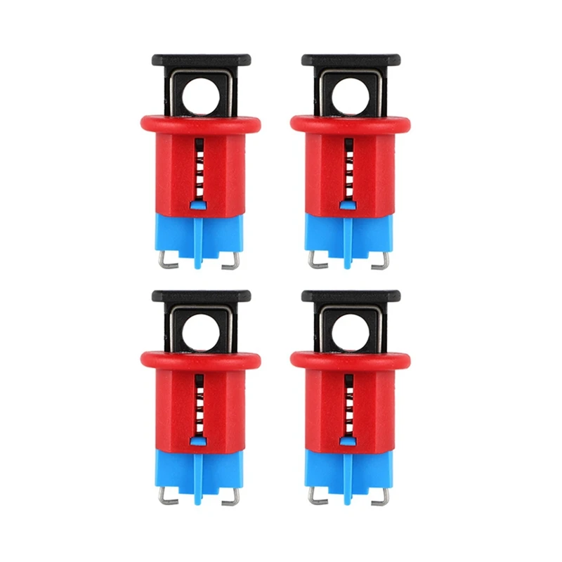 

4 PCS Mini Circuit Breaker Lockout Electrical Safety Lock Miniature Air Switch Lsolation Lock For Power Isolation Pinout