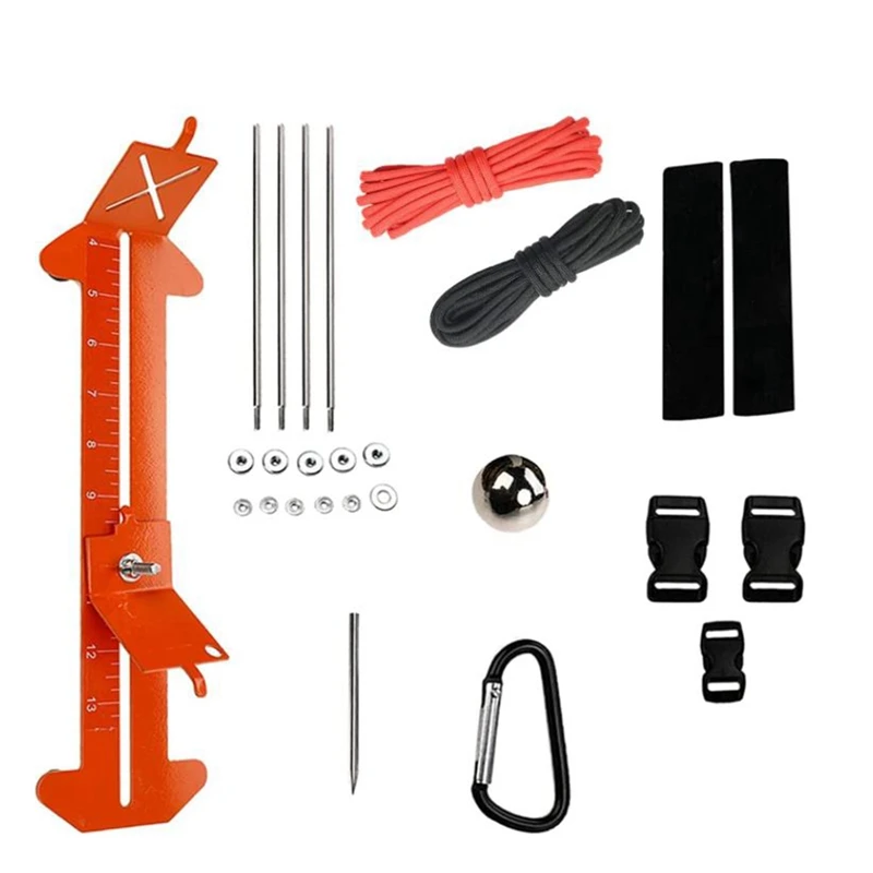 

2-In-1 Bracelet Jig Kit With Lacing Stitching Needle,Adjustable Length 4Inch To 13Inch Weaving DIY Craft Maker Tool