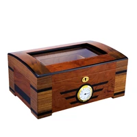 cigar box cedar wood grain parquet paint visual window cigar box humidor box cigarette case