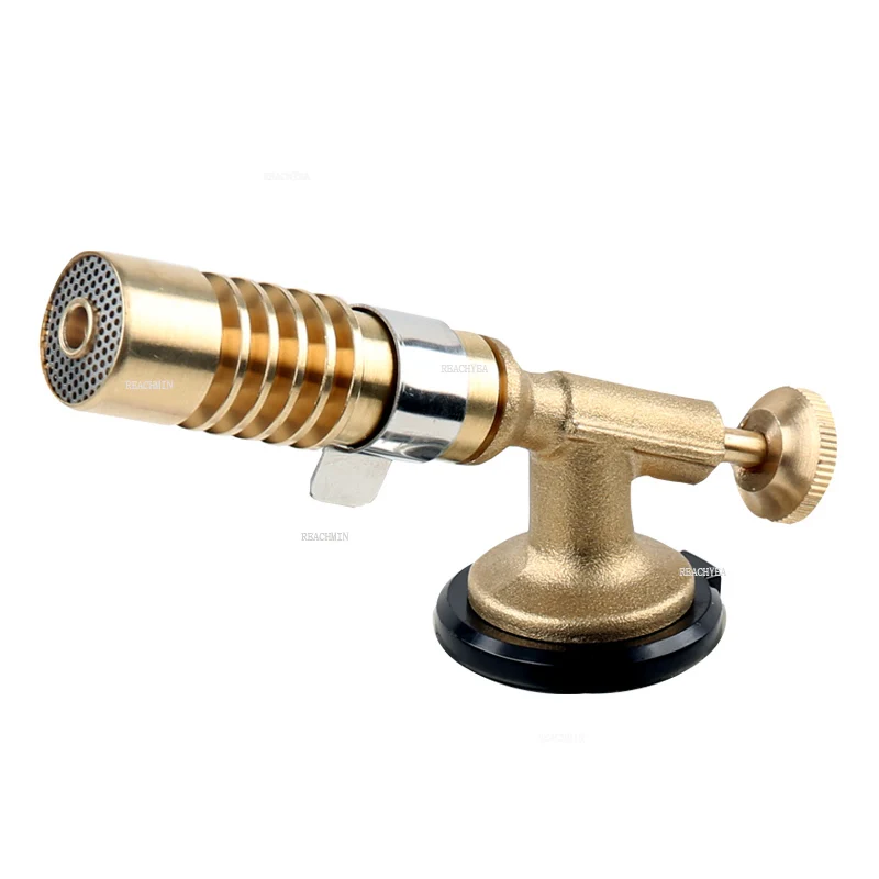 

Portable Welding Torch Flame Gun High Temperature Brass Mapp Gas Torch Brazing Solder Propane Welding Plumbing