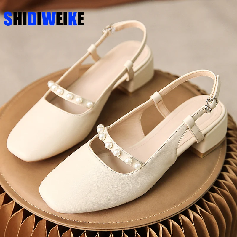 

Женская обувь; Грубые босоножки Mary jane; Туфли-лодочки на высоком квадратном каблуке с закрытым носком; Женские пикантные туфли на высоком каб...