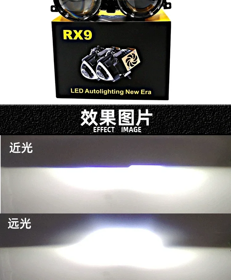 72 Вт Bi светодиодный глаза ангела проектор дополнительные лампы H7 H4 H1 9005 9006