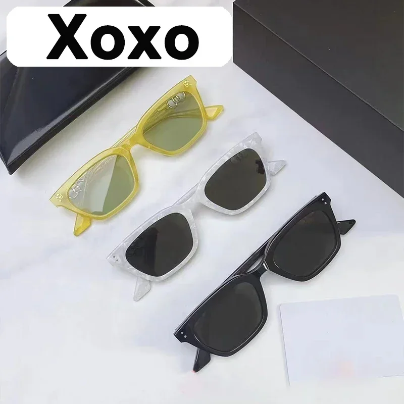 

Солнцезащитные очки YUUMI Xoxo для мужчин и женщин, роскошные брендовые дизайнерские солнечные очки для улицы, винтажные трендовые UV400