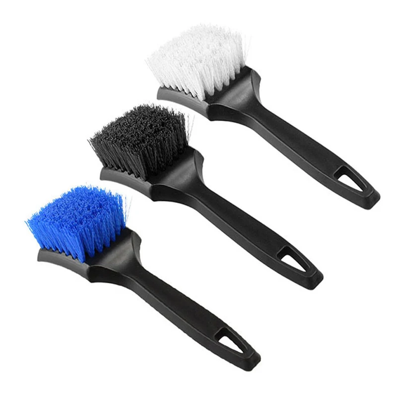 

Щетка для обода автомобильных шин, ступица колеса, чистящие щетки, аксессуары для очистки автомобильных колес, черный, белый инструмент для мойки автомобильных шин