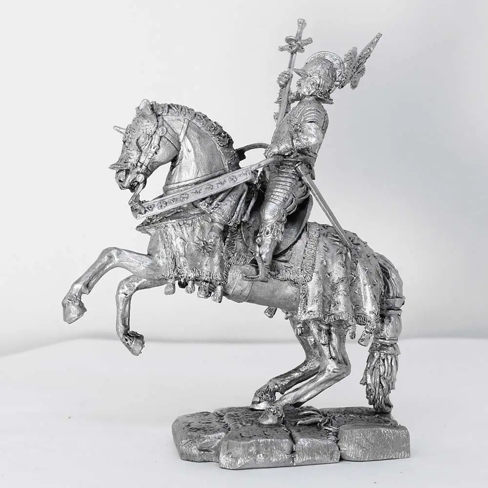 Испанский конкистадор - Кортес 1520 год оловянный солдатик фигурка 54 мм UK19 купить