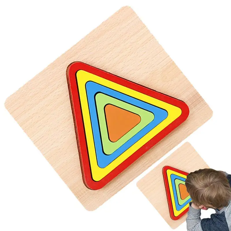 

Игра Монтессори деревянная форма головоломка в форме Сортировки Доска-пазл дошкольные обучающие игрушки