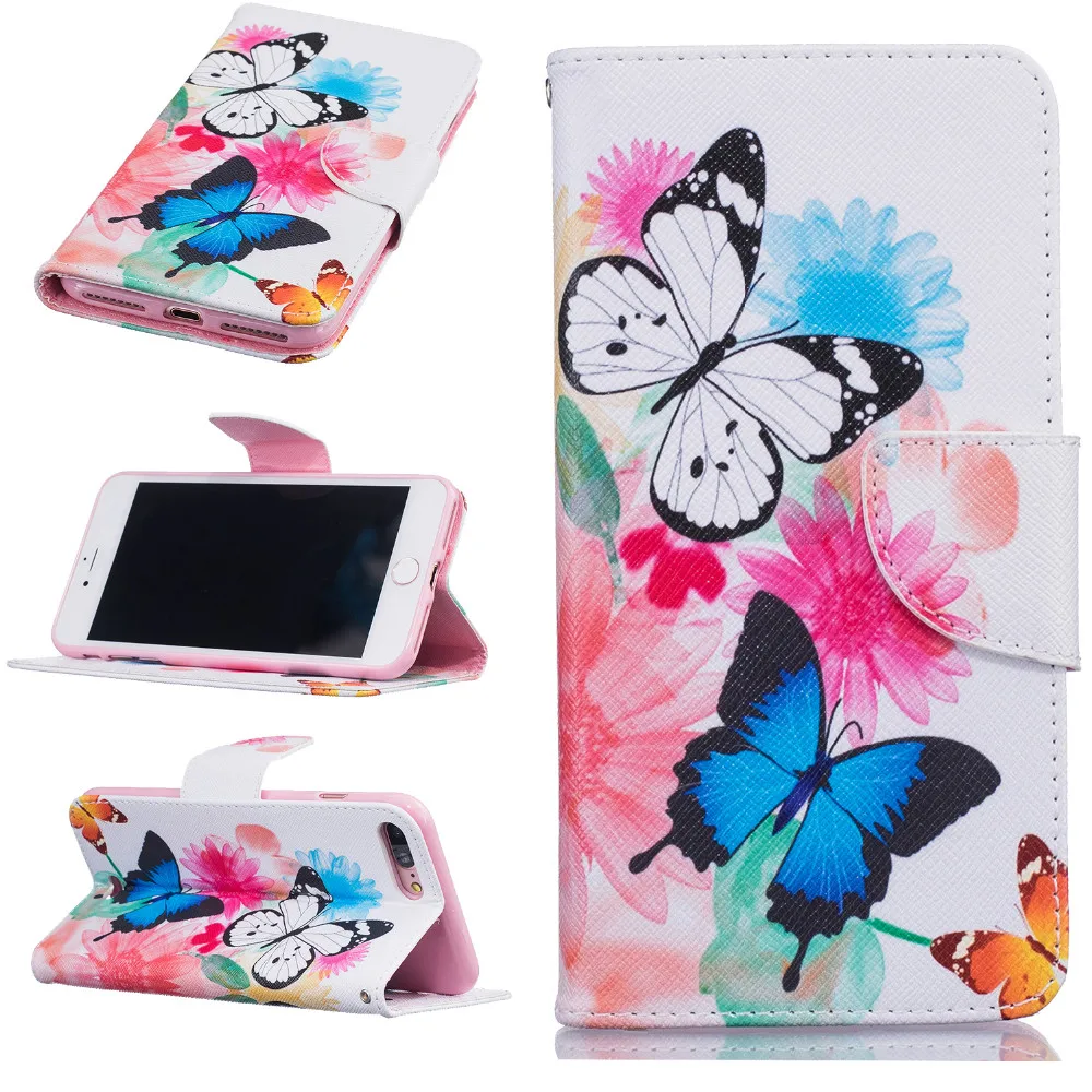 Wallet Filp Phone Cases For iphone 14 7 8 Plus X XS 13 12 Mini 11 Pro Max Case Leather For iphone SE 2 3 7 X XS XR Case Cover