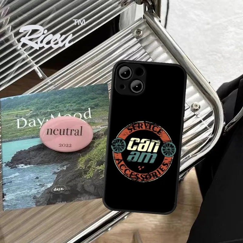 Can Am Team Brp Rotax Racing Phone Case FOR IPhone 14 13 11 12 Pro 8 7 Plus X Pro MAX XR XS MINI Soft Silicone Black Brp Covers