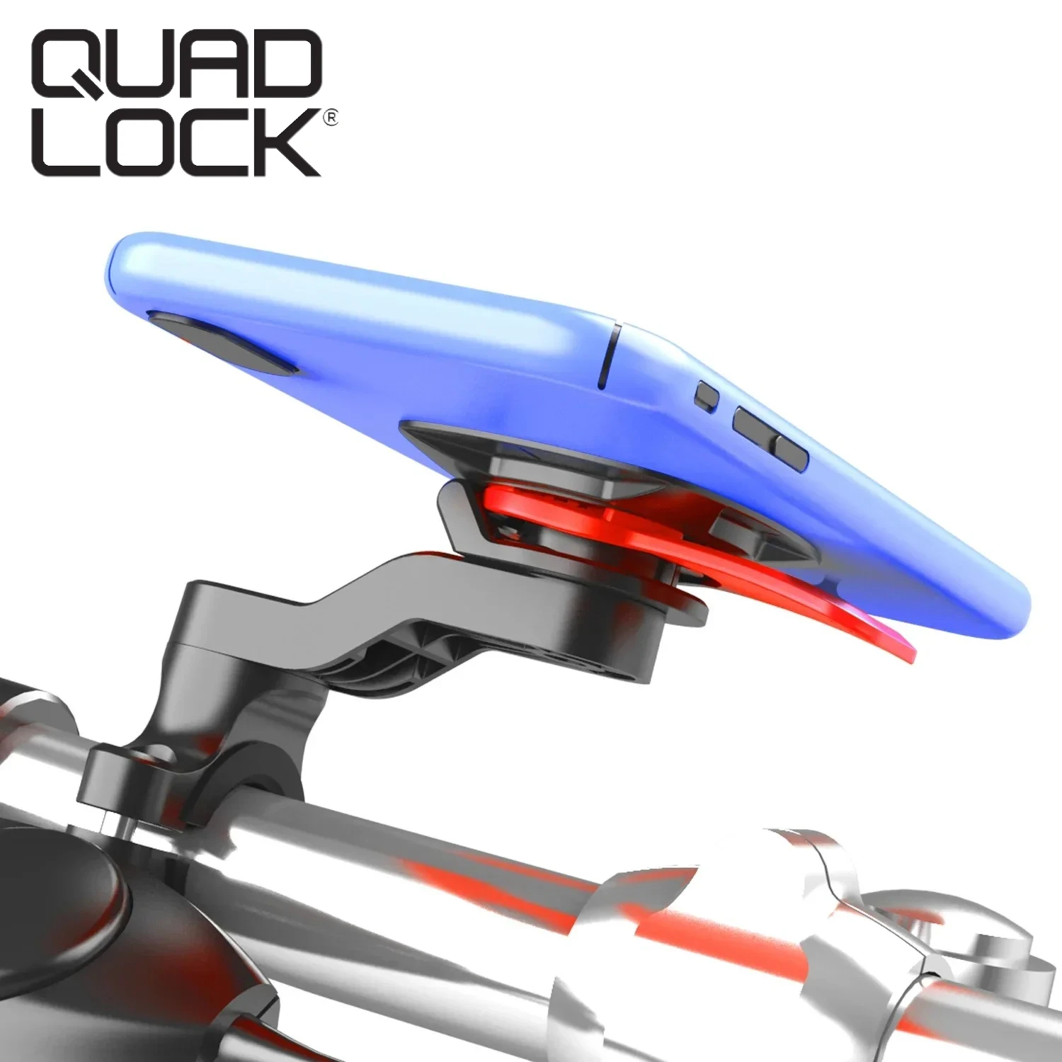 Фото Держатель для телефона на мотоцикл, регулируемая подставка, кронштейн для крепления на руль велосипеда, для iPhone 14, 13, 12, Samsung, Xiaomi, LG №3