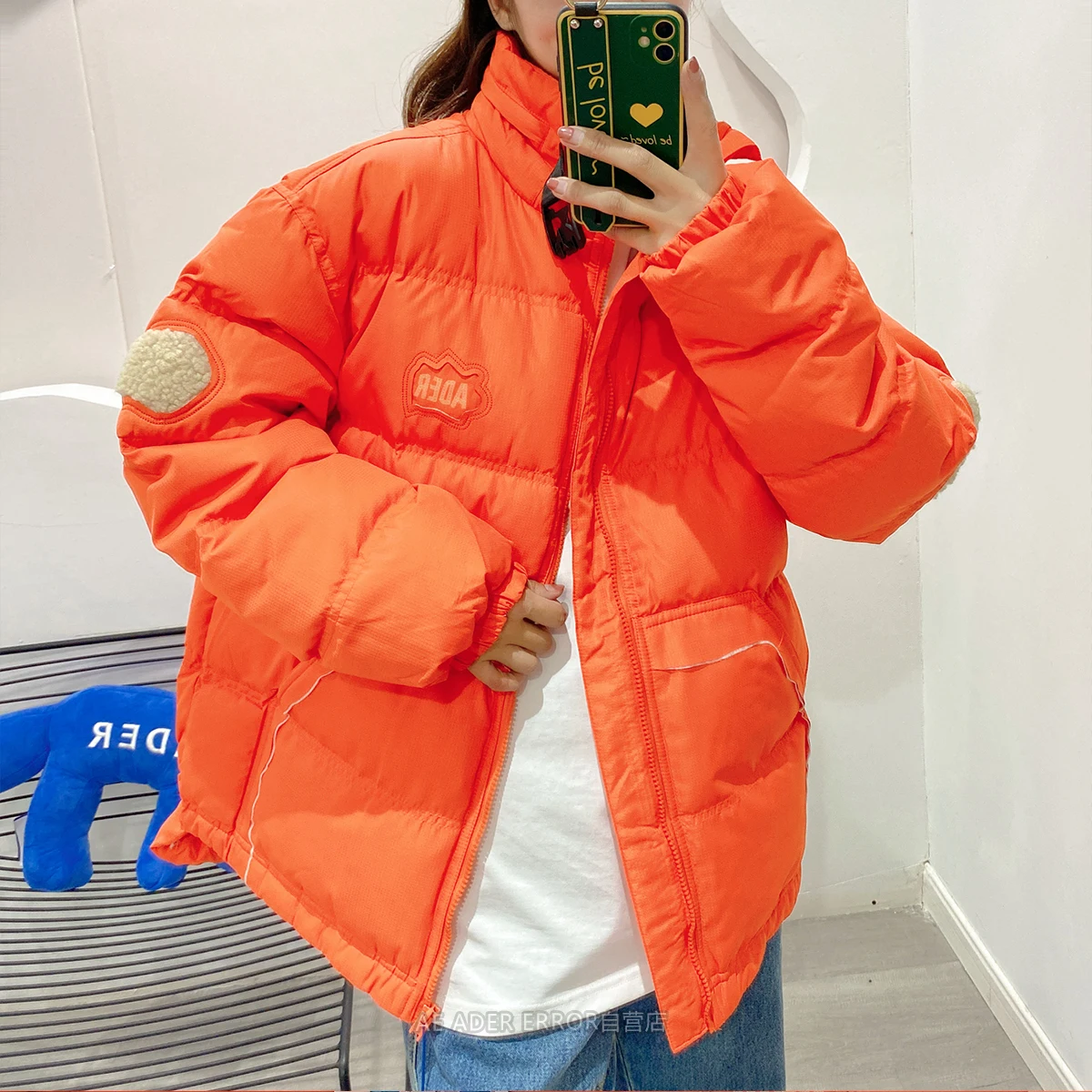 Korean version of the new autumn and winter high-quality down jacket men and women couples loose warm white duck down jacket top
