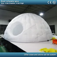 Inflatable Dome Igloo Cover Party Tent Round Entrance Sphere Roof Wedding Marquee Events Portable Room House Outdoor Camping