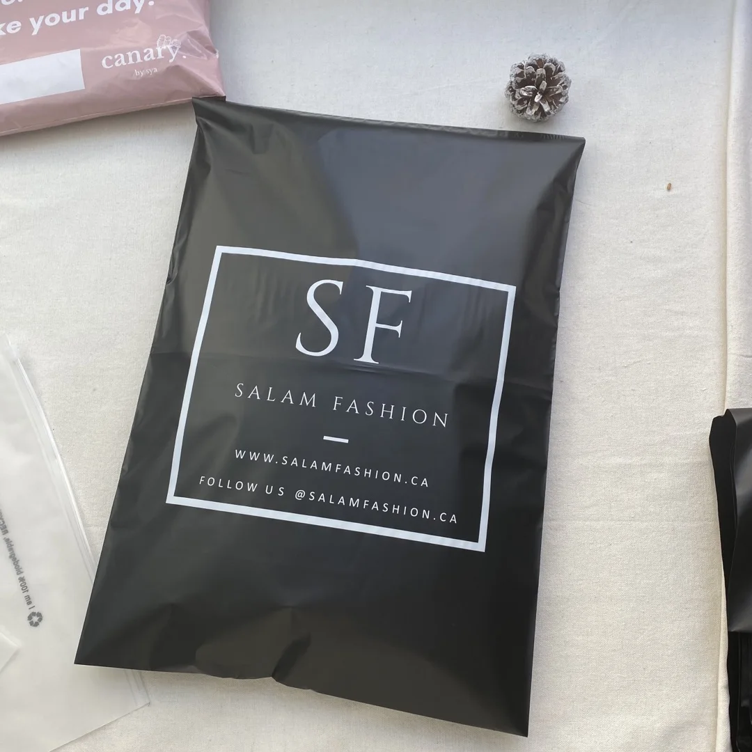 

50PCSCustom Printed Small Business Courier Pouch Sustainable Ecommerce Polymailer Envelope Customised Mailing Bags With Own Logo