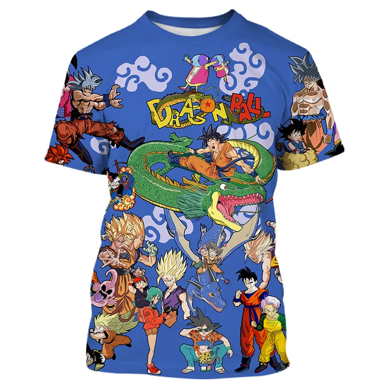 

Boys Girls Dragon-Ball Z T Shirt Summer Print Short Sleeve O-Neck Fashion Children T-Shirt Kids Boys T Shirt Girls Tops Clothes