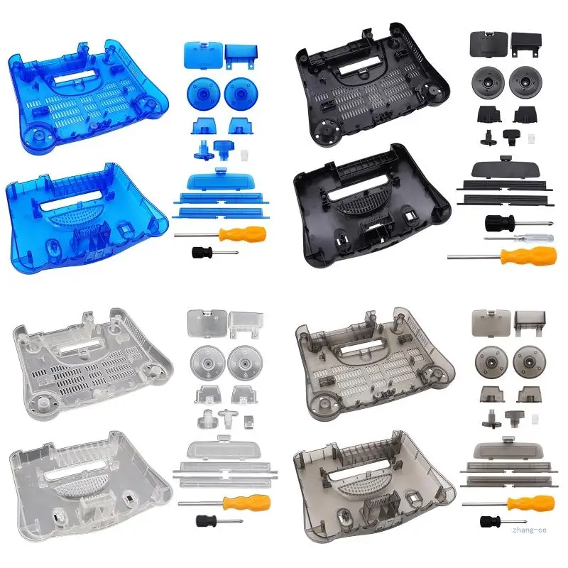 

M5TD Replacement Housing Translucent Compatible for N64 Retro Video Game