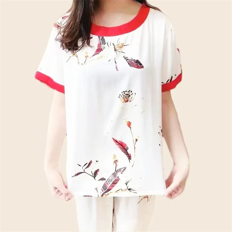 Women's Pajamas Set Cartoon Bear Print Soft Pyjama Big Size Soft Cotton Homewear Cozy Sleepwear Cute Style 3PCS/Set PJS