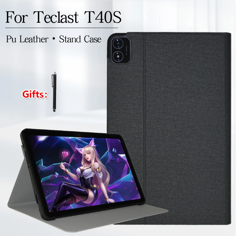 

Case for Teclast T40S,Pu Leather Protective Cover for Teclast T40S 10.1 Inch Tablet PC + Stylus Pen
