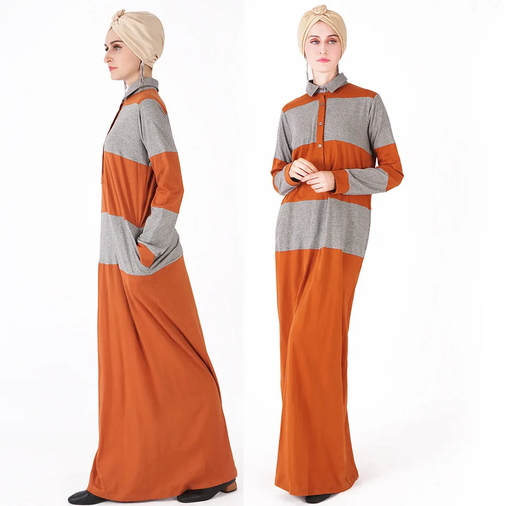 

Casual Muslim Dress Kaftan Eid Abaya Turkey Dresses for Women Jilbab Dubai Hijab Robe Tracksuit Caftan Marocain Islam Clothing