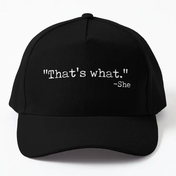 

That Is What She Said Baseball Cap Hat Sun Fish Women Snapback Casual Black Summer Sport Spring Casquette Printed Hip Hop