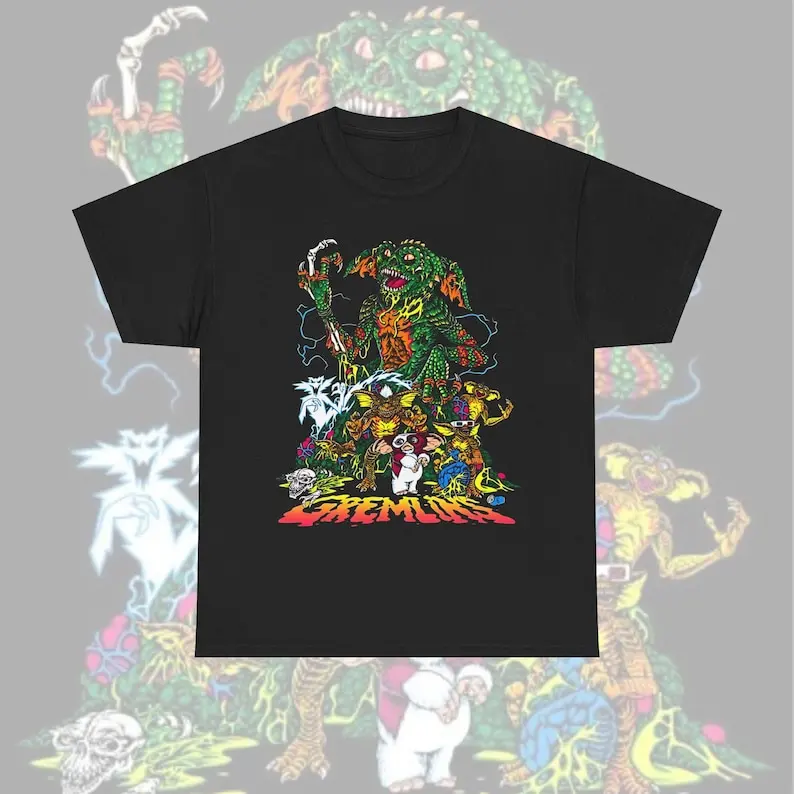 Футболка Гремлины хлопковая футболка унисекс рубашка из фильма 80-х с