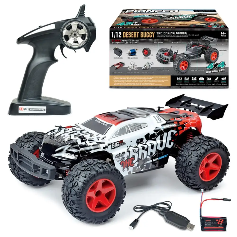 SUBOTECH BG1518 1/12 2.4G 4WD High Speed 35Km/h Off-Road Partial Waterproof RC Car For Children Birthdays Gifts