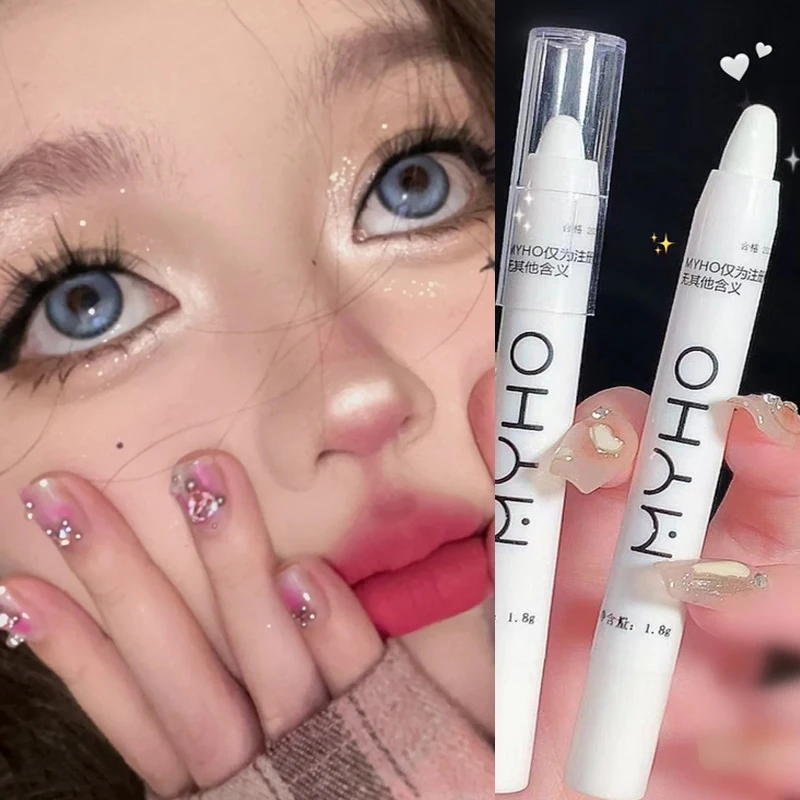 Eyes Makeup Highlighter Pearl White Silver Brighten Silkworm Eyeliner Pen