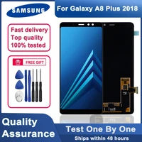 6 0 original lcd display for samsung galaxy a730 a730f a730f ds a8 plus 2018 touch screen assembly for galaxy a8 plus 208 lcd