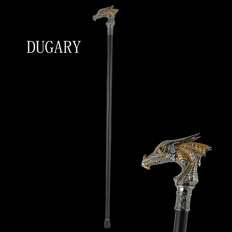 

DUGARY Luxury Fashion Walking Stick Man Cane Women Party Walking Dragon alloy High quality brand metal cosplay Detachable