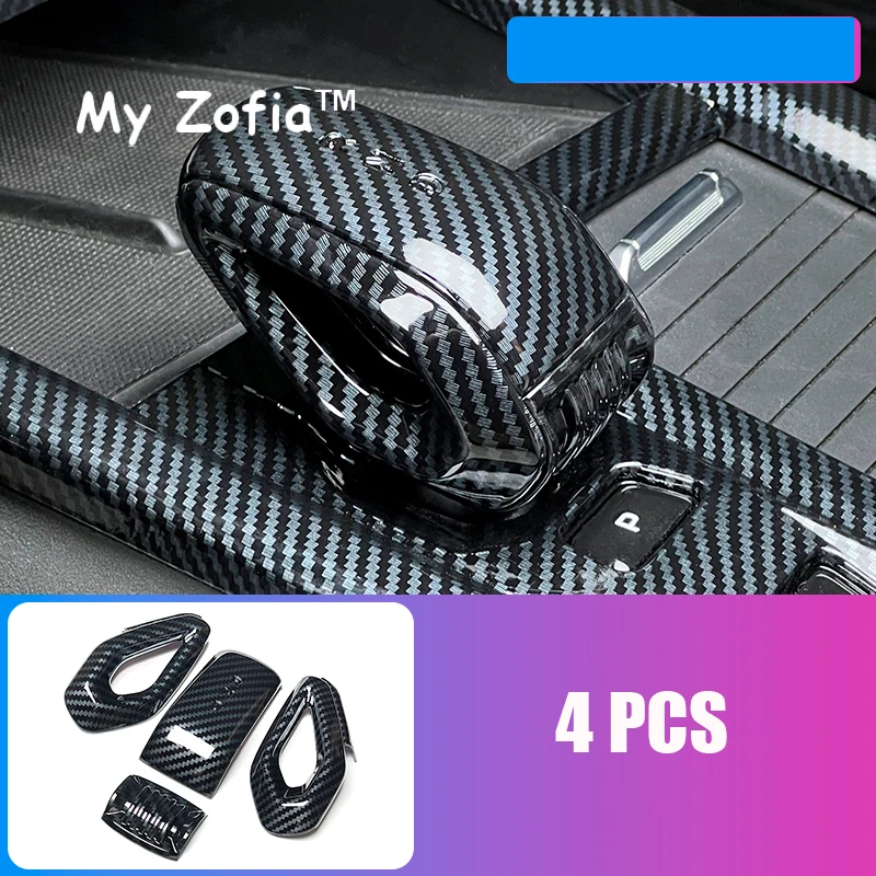 

Для Geely Cityray 2024 2025 boyue Автомобильная панель переключения передач, держатель для чашки, рамка из АБС-пластика, наклейка из углеродного волокна, накладка, аксессуары