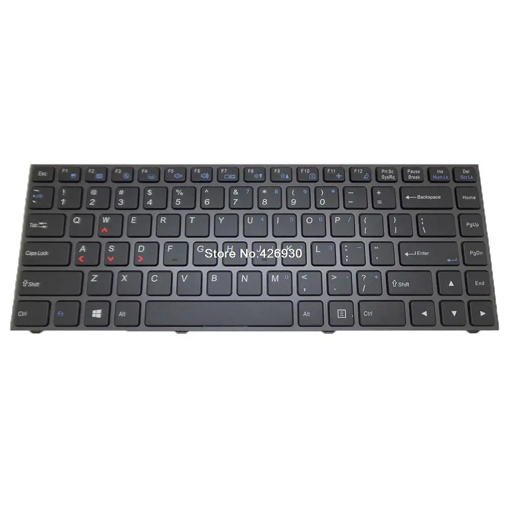 

Laptop Keyboard For Eurocom For Monster 4 English US Black With Backlit New
