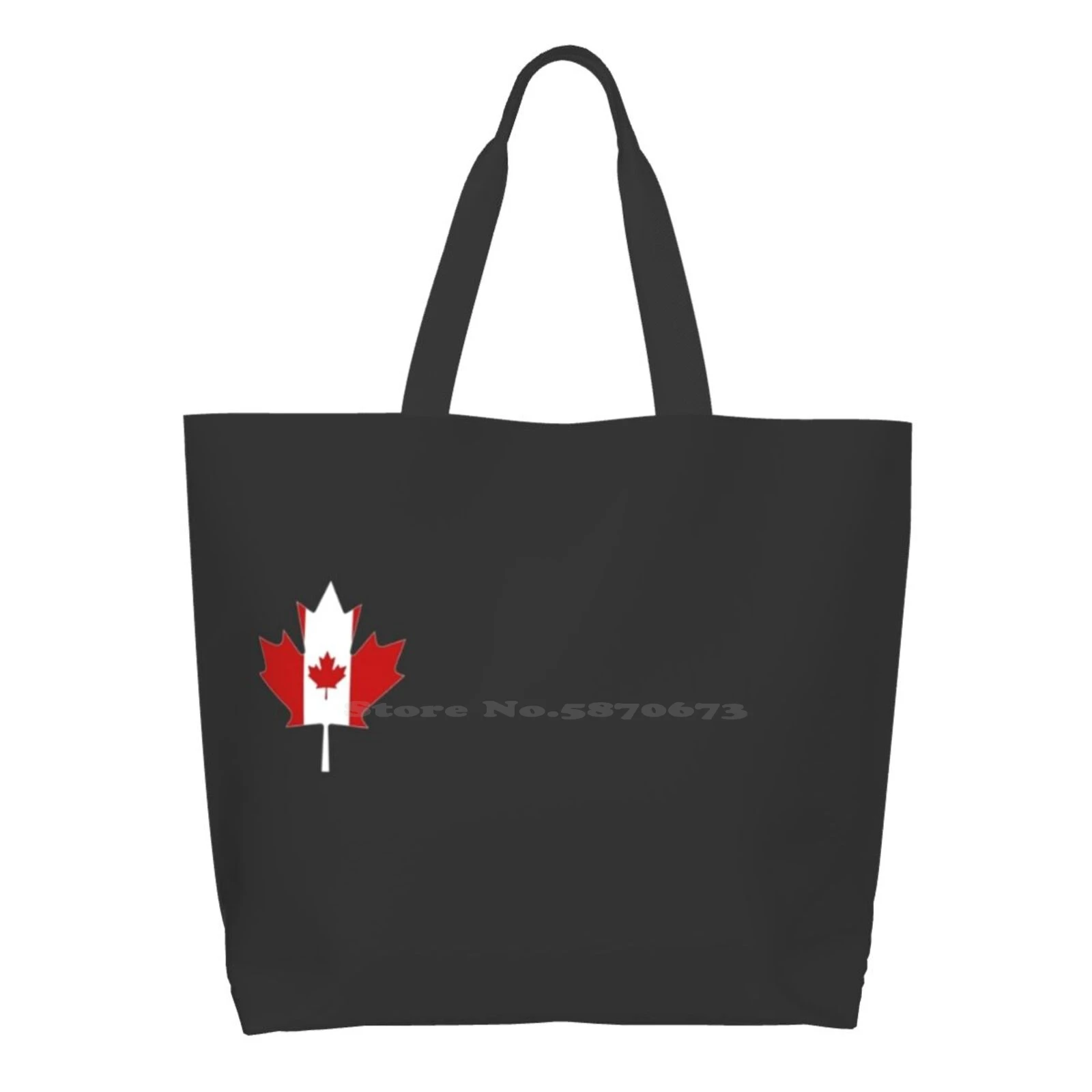 Маска для лица с канадским флагом/серым Женская Повседневная Сумка-тоут