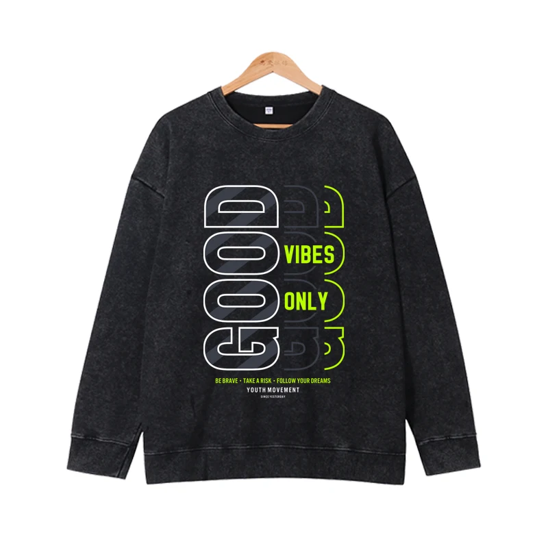 Топ с круглым вырезом и длинными рукавами модный Европейский американский