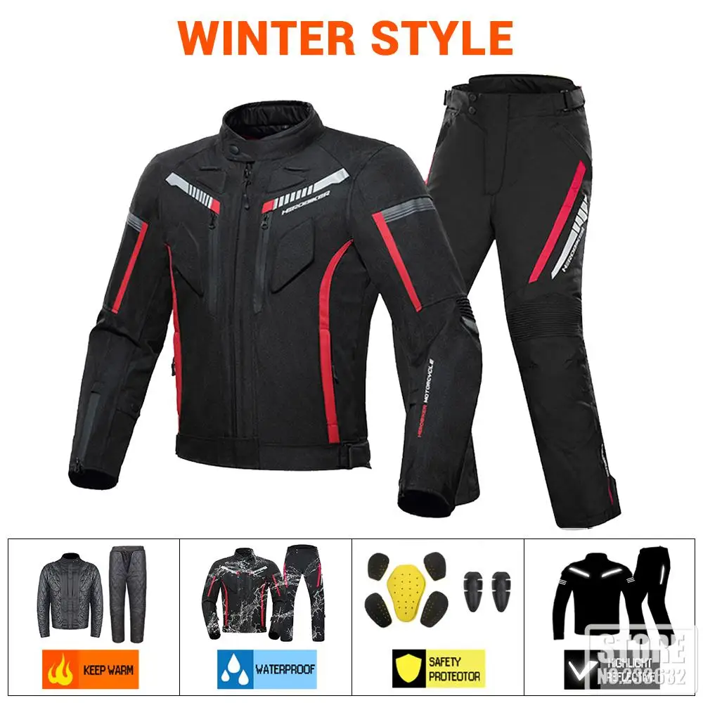 

Мужская мотоциклетная куртка HEROBIKER, водонепроницаемая мотоциклетная куртка, мотоциклетная ветрозащитная мотокуртка для езды на мотоцикле, мотоциклетная куртка с отстегивающейся подкладкой