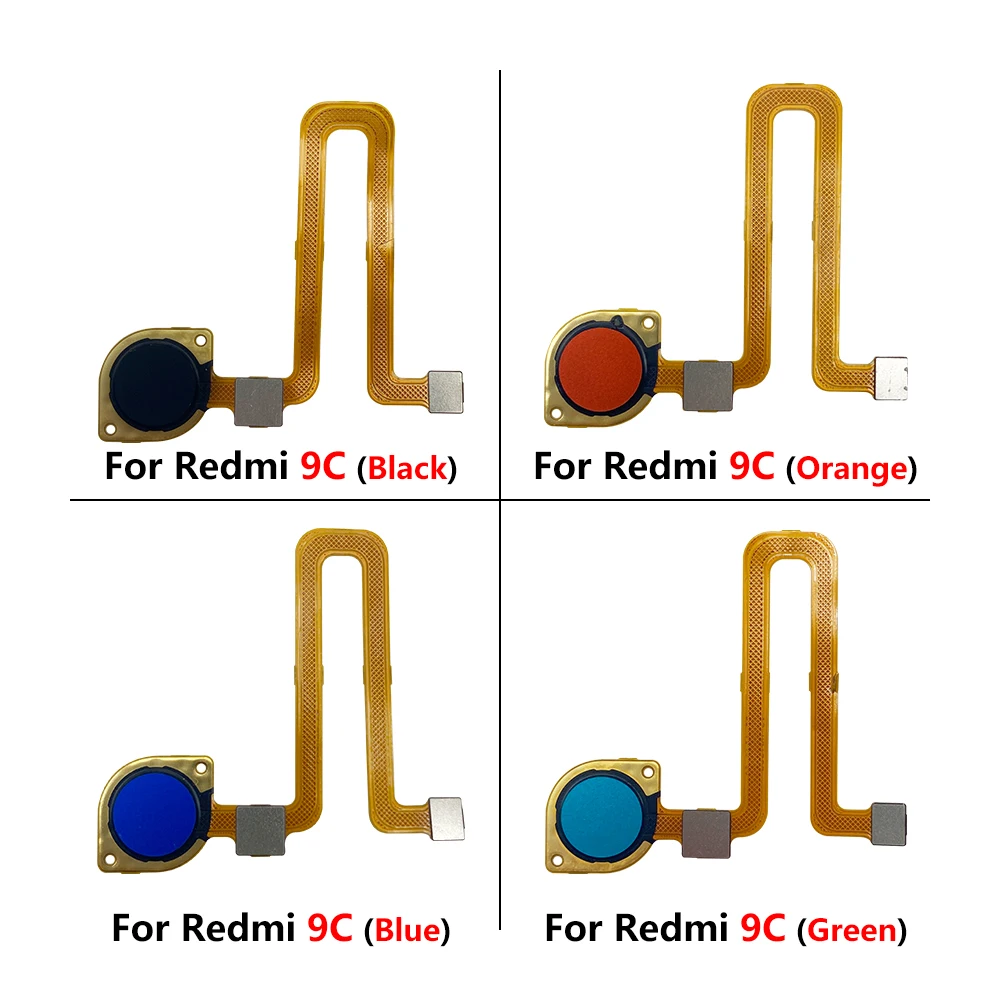 

20 Pcs For Redmi 9C Fingerprint Sensor Scanner Connecter Flex Cable Back Home Button Touch ID