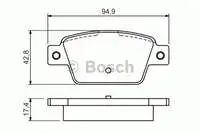 

986494536 для тормоза BALATASI задний STILO все модели 01 BRAVO LINEA 1,4 nt JET 1,6 1.9d MTJ 07 MULTIPLA 98 DELTA III