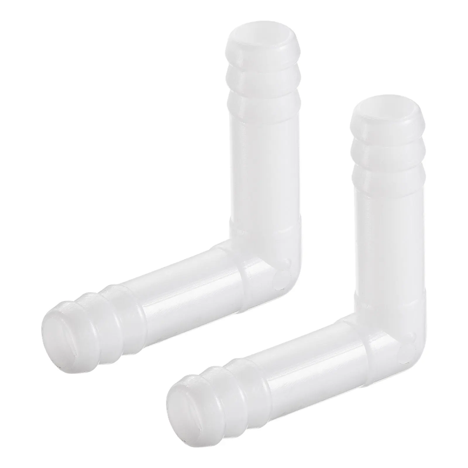 

Uxcell Barb Hose Fitting, 9.3mm Barbed Dia. Plastic Elbow Coupler Quick Connector Adapter, Pack of 2