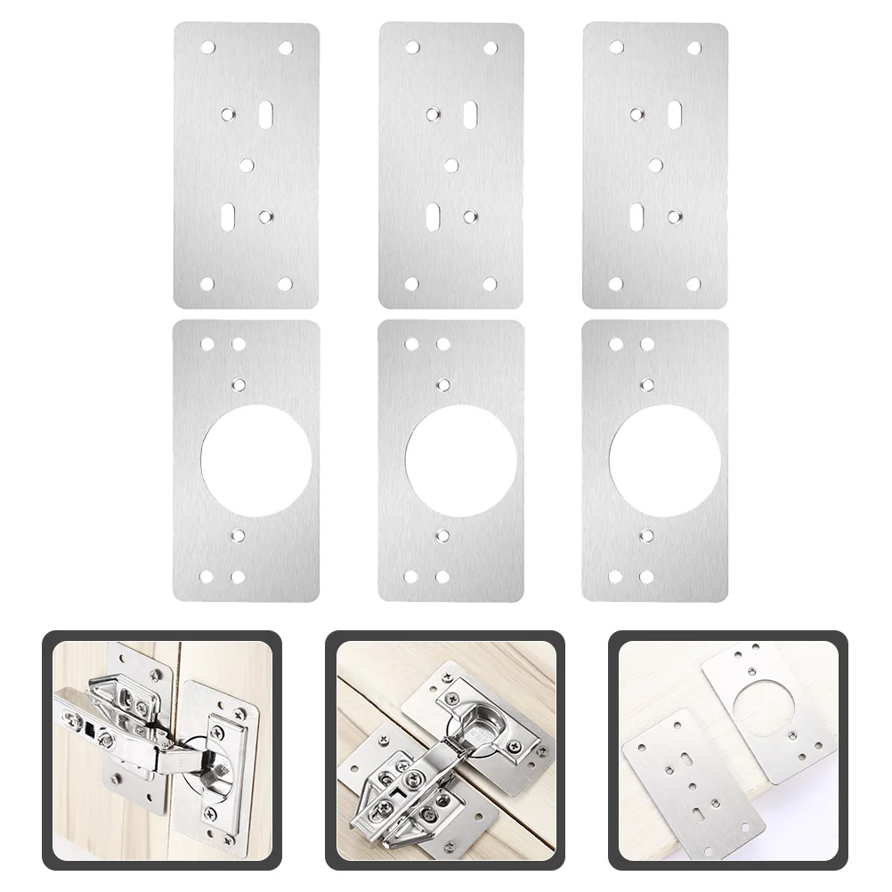 

3 Sets Practical Furniture Hinge Repair Plate Hinge Repair Bracket