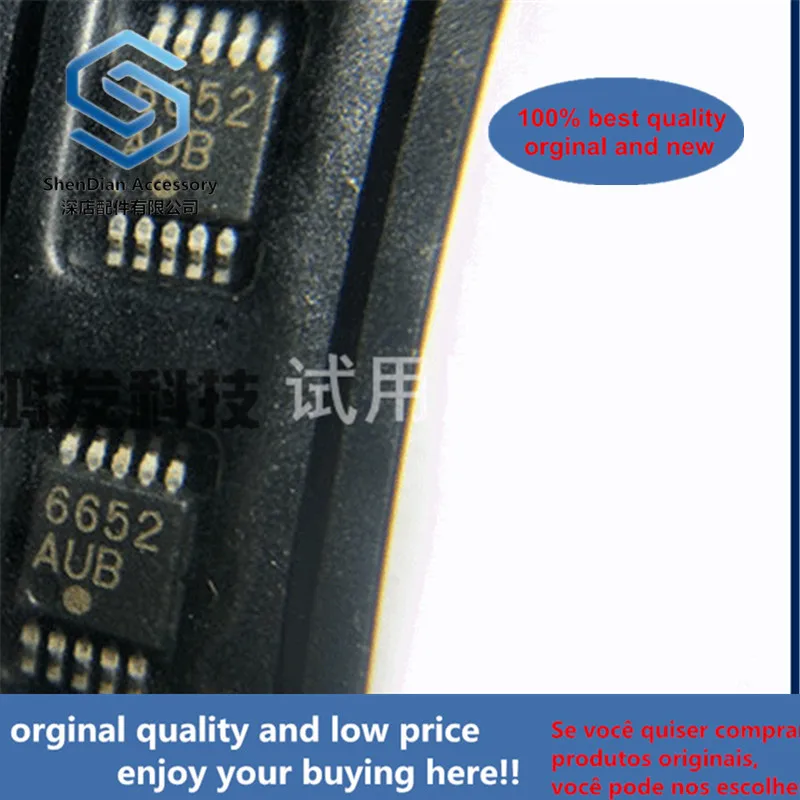 

2pcs 100% orginal new MAX6652AUB Temperature Sensor IC Screen Printing SMD UMAX-MSOP-10