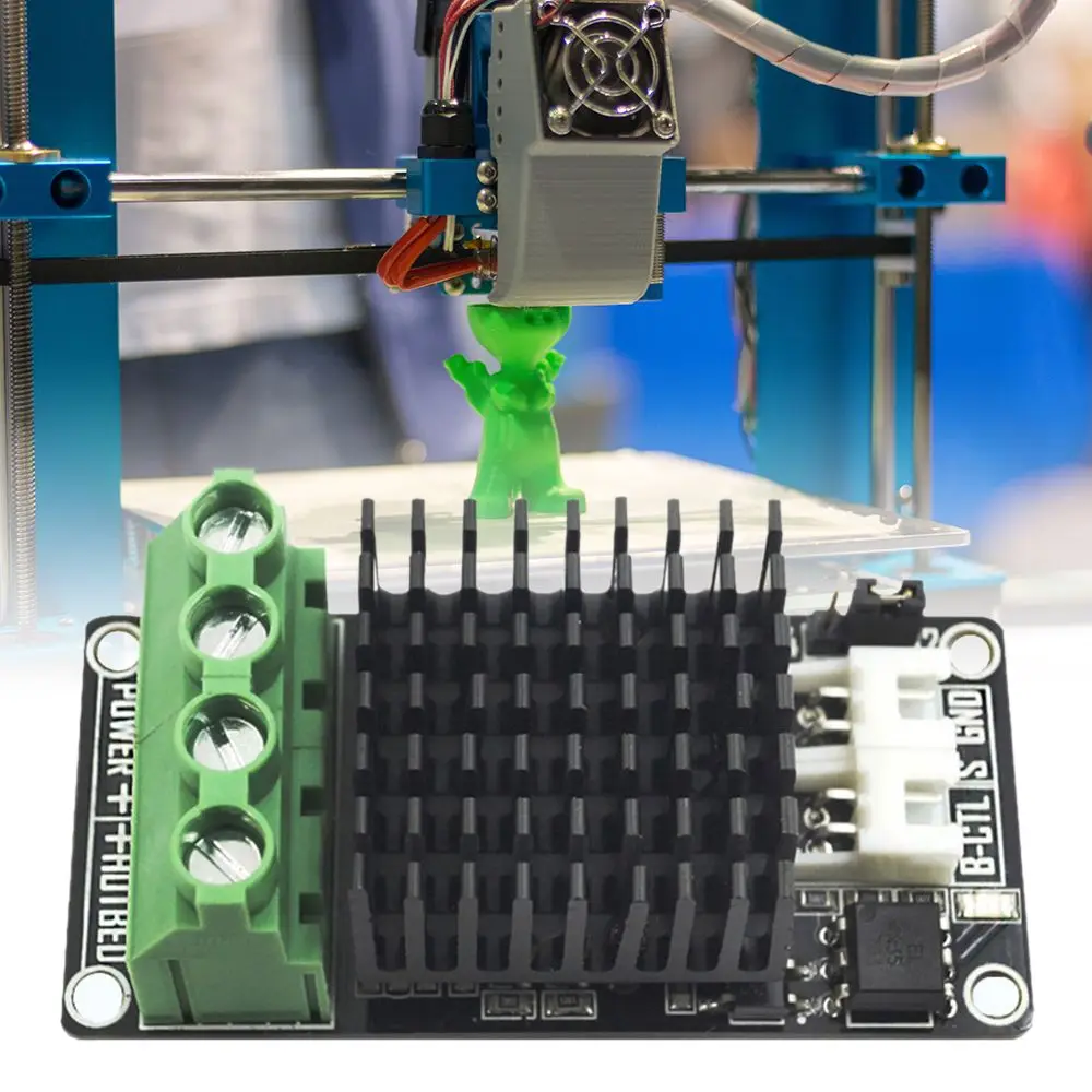 

Replaceable 3D Printer Parts PCB Professional Mainboard MOS Hot Bed Module Power Extension